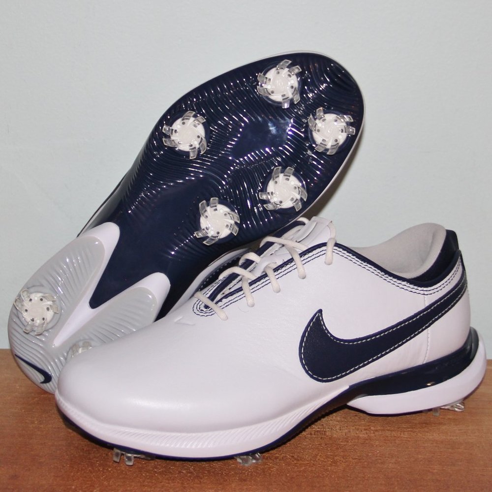 Nike Air Zoom Victory Tour 2 Golf Shoes Mens 5.5 Womens 7 White Navy